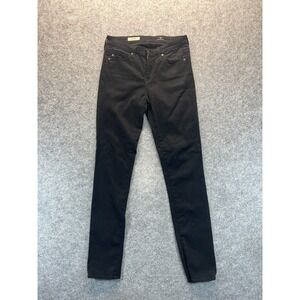 AG Adriano Goldschmied Jeans Womens 25 The Prima‎ Mid Rise Cigarette Black Pants